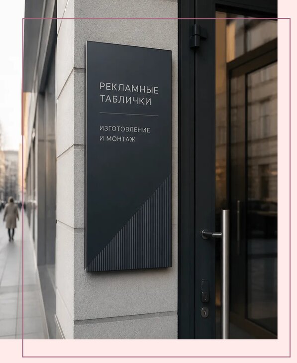 Рекламные таблички в Шебекине по цене от 4581 р. | Аванза-Шбк
