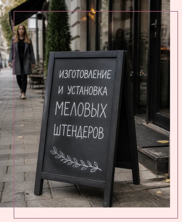 Меловые штендеры в Шебекине по цене от 6618 р. | Аванза-Шбк